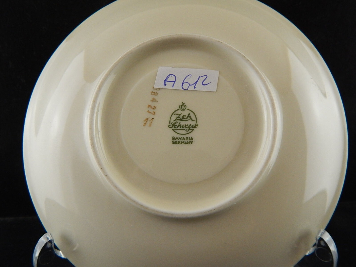 PREZIOSA ANTICA STILE IMPERO TAZZA TE' PORCELLANA E ORO ZEH SCHERZER BAVARIA