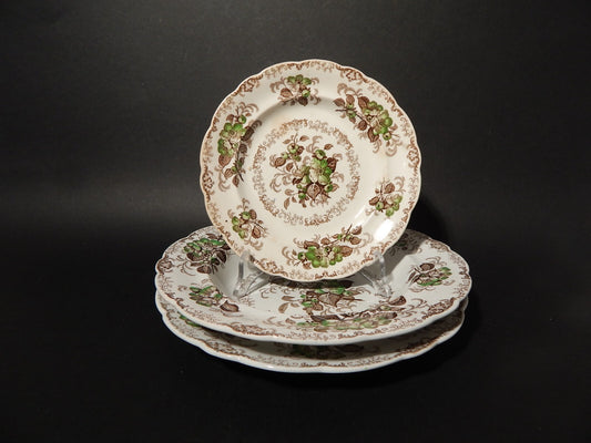 ANTICO 1850 SERVIZIO 18 PIATTI SEMI PORCELLANA INGLESE RIDGWAY &C. APPLE BLOSSOM