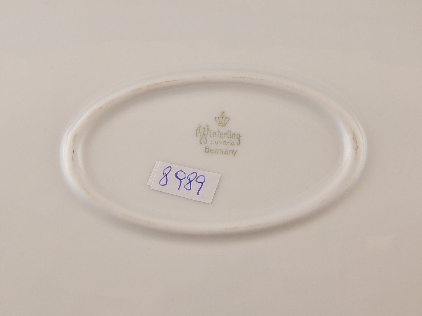 ROCAILLE RETRO' WINTERLING BAVARIA VASSOIO PIATTO OVALEPORCELLANA ROSA CANINA