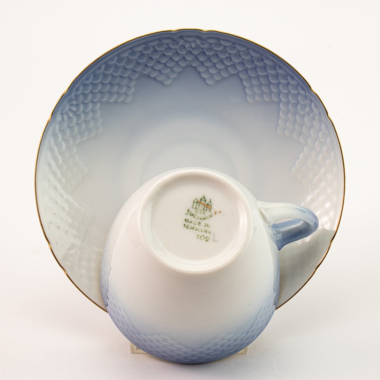 TAZZA CAFFE' PORCELLANA ORO ZECCHINO GABBIANI ROYAL COPENHAGEN BING&GRONDAHL 102