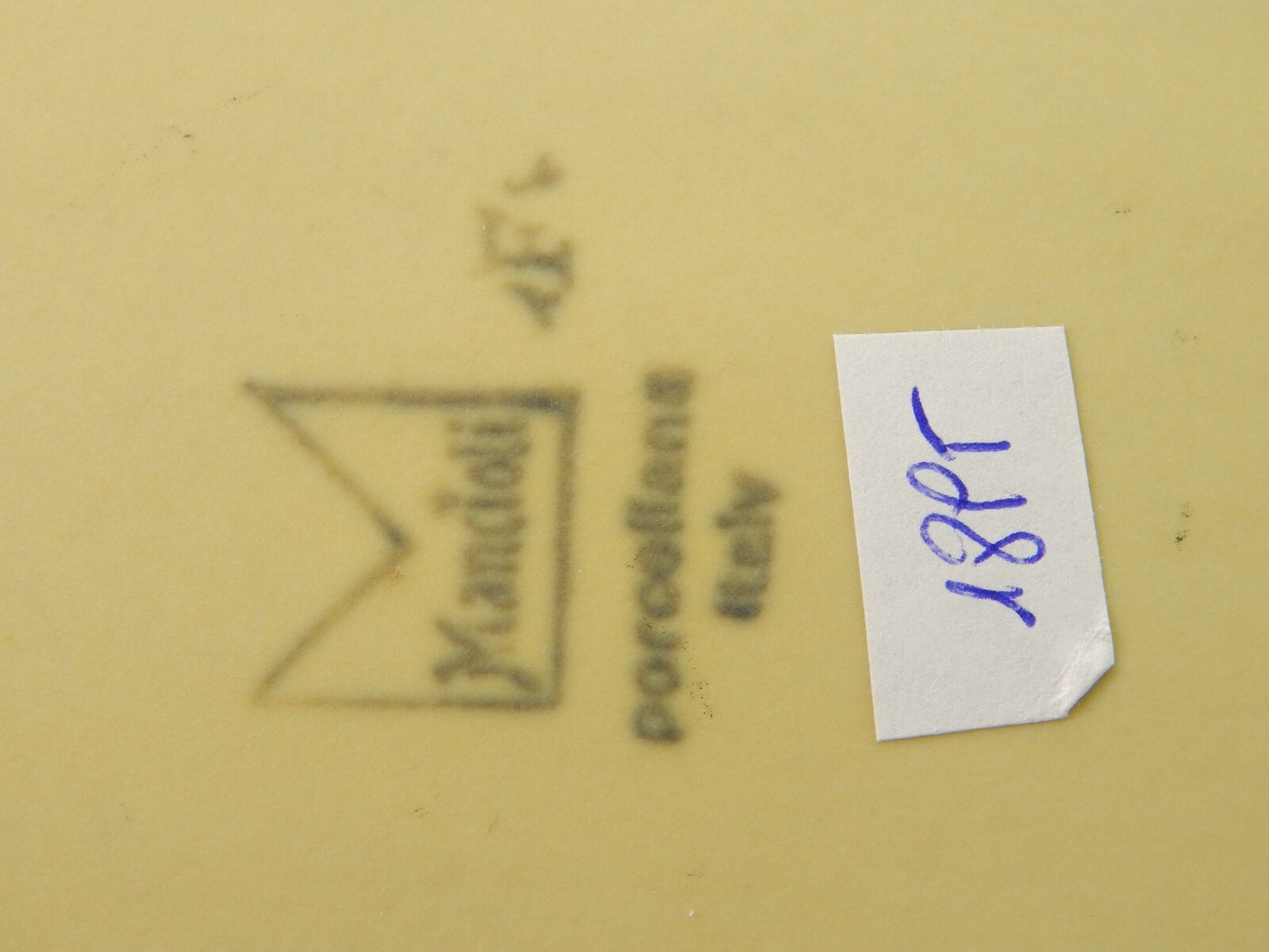 VINTAGE PORCELLANA MANCIOLI COLLEZIONE TUSCIA TEGLIA PIROFILA