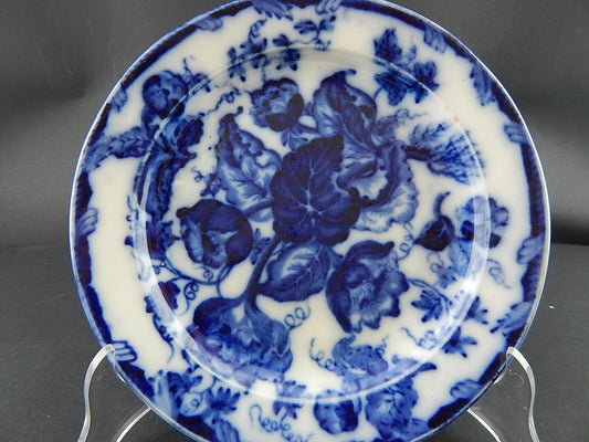 ANTICO PIATTO NINFEE CERAMICA RICHARD MILANO FINE 800 FLOW BLUE WATER NYMPH A781