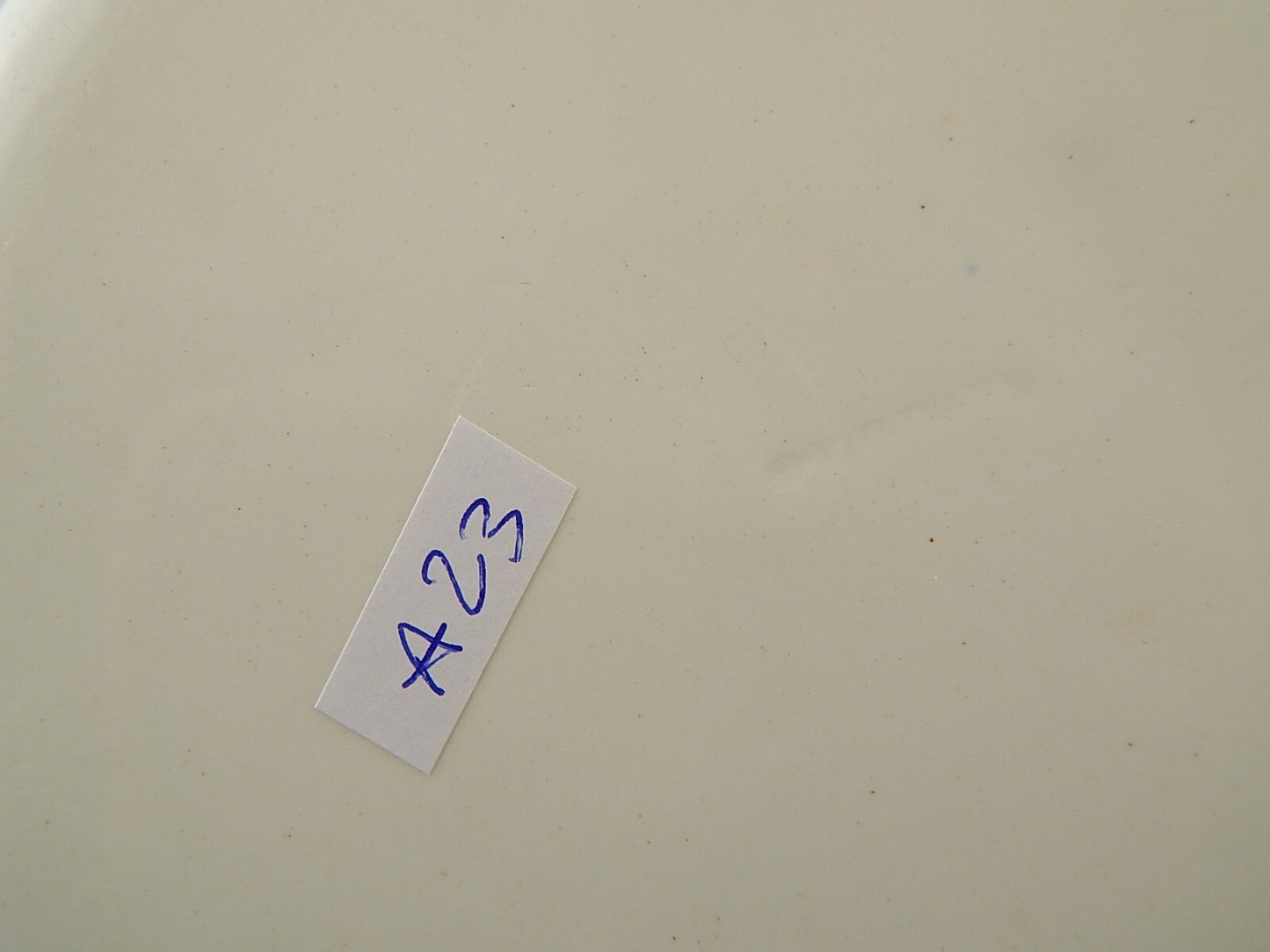 ANTICO PIATTO SEMI PORCELLANA RICHARD MILANO DECORO FERRARA META' 800 #A23