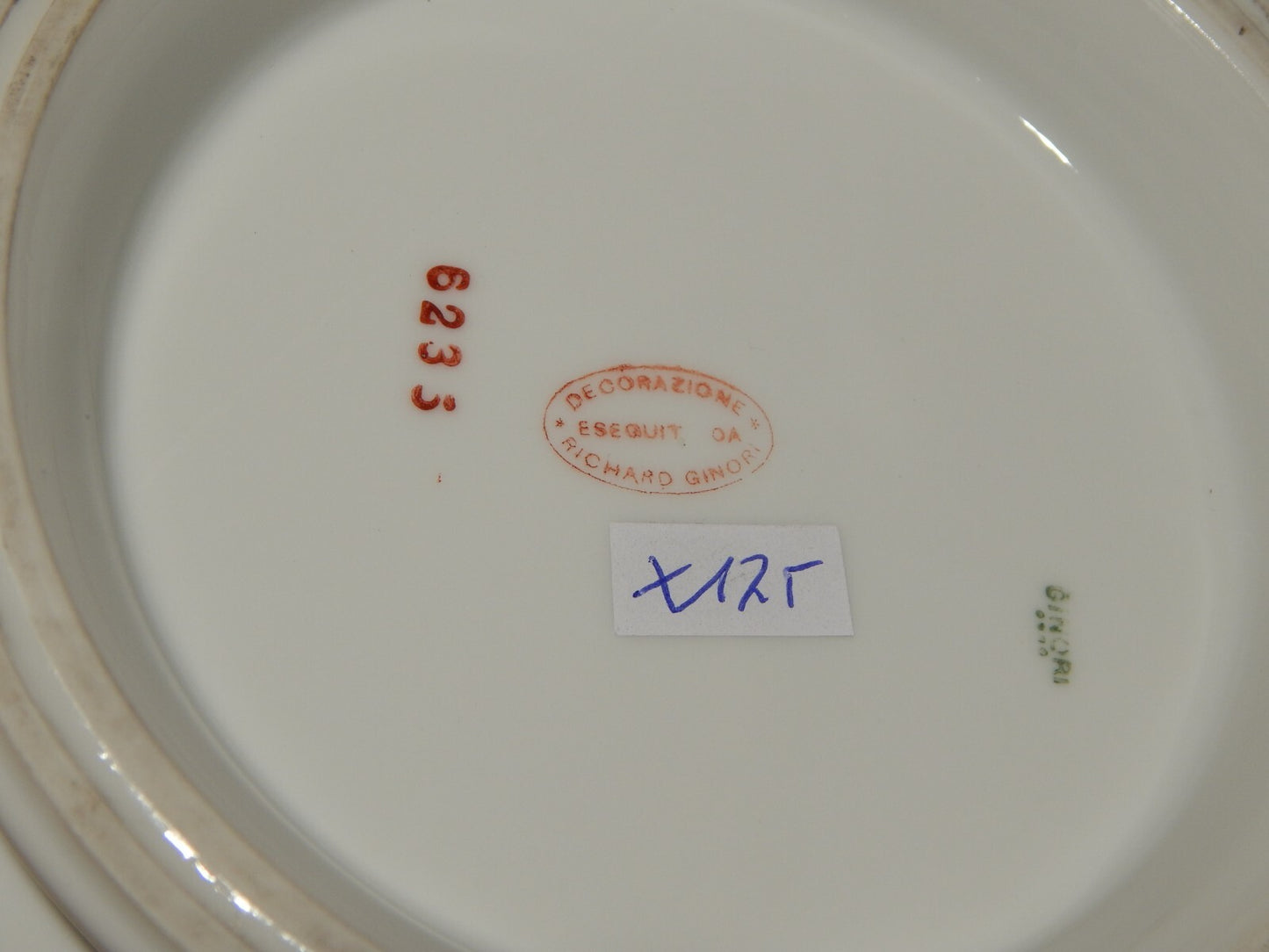 ANTICA PREZIOSA FRUTTIERA CENTROTAVOLA PORCELLANA GINORI LIBERTY