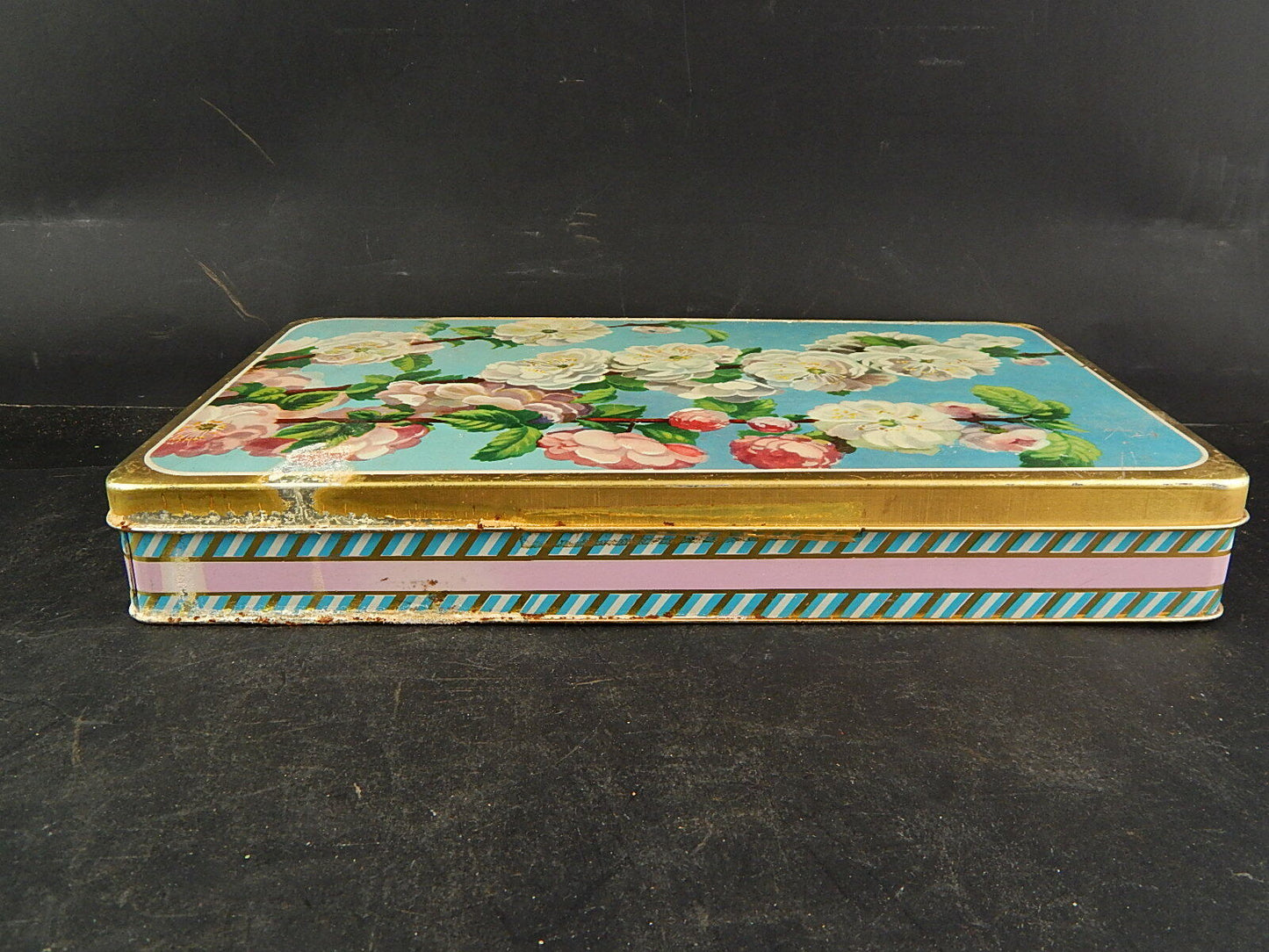 PUBBLICITARIO RARA VINTAGE SCATOLA LATTA SERRA STUDIO ARTISTICO BARATTI TORINO