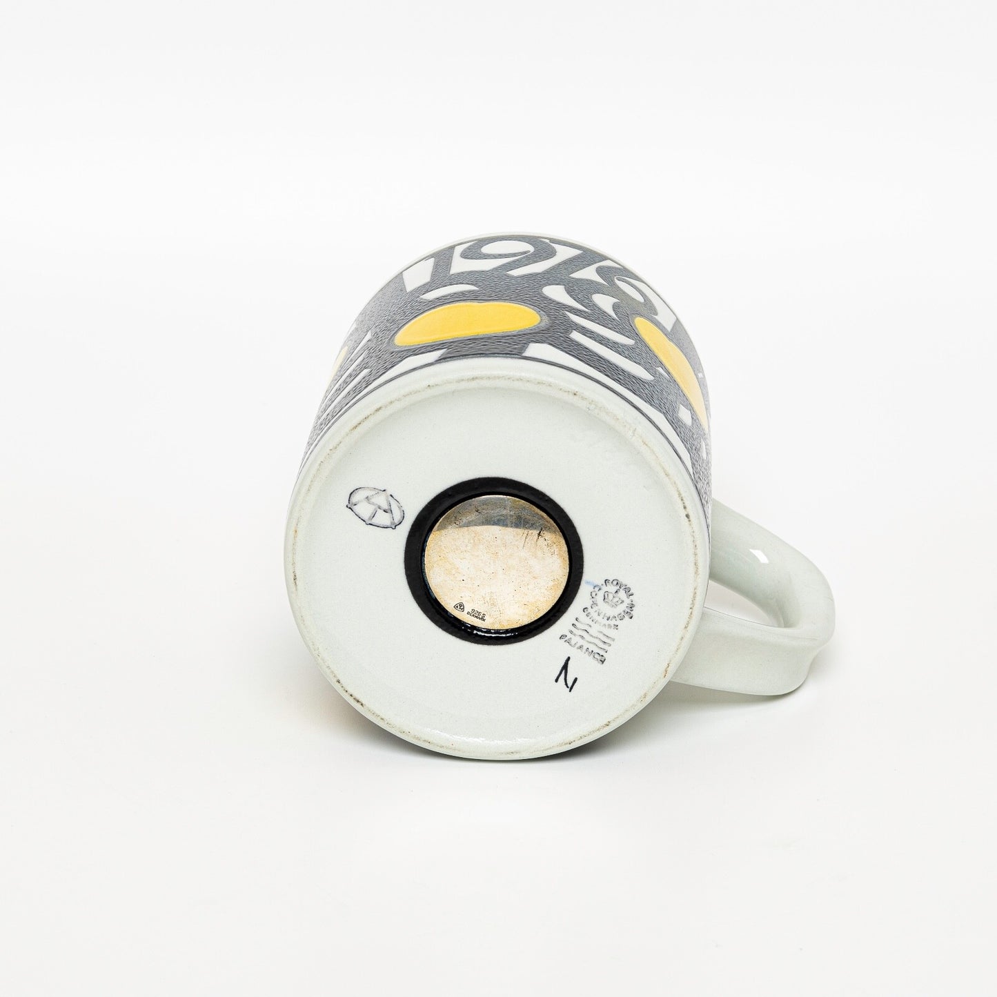 ROYAL COPENHAGEN TAZZA ANNUALE 1976 GRANDE, PORTAPENNE PORTAUTENSILI CERAMICA