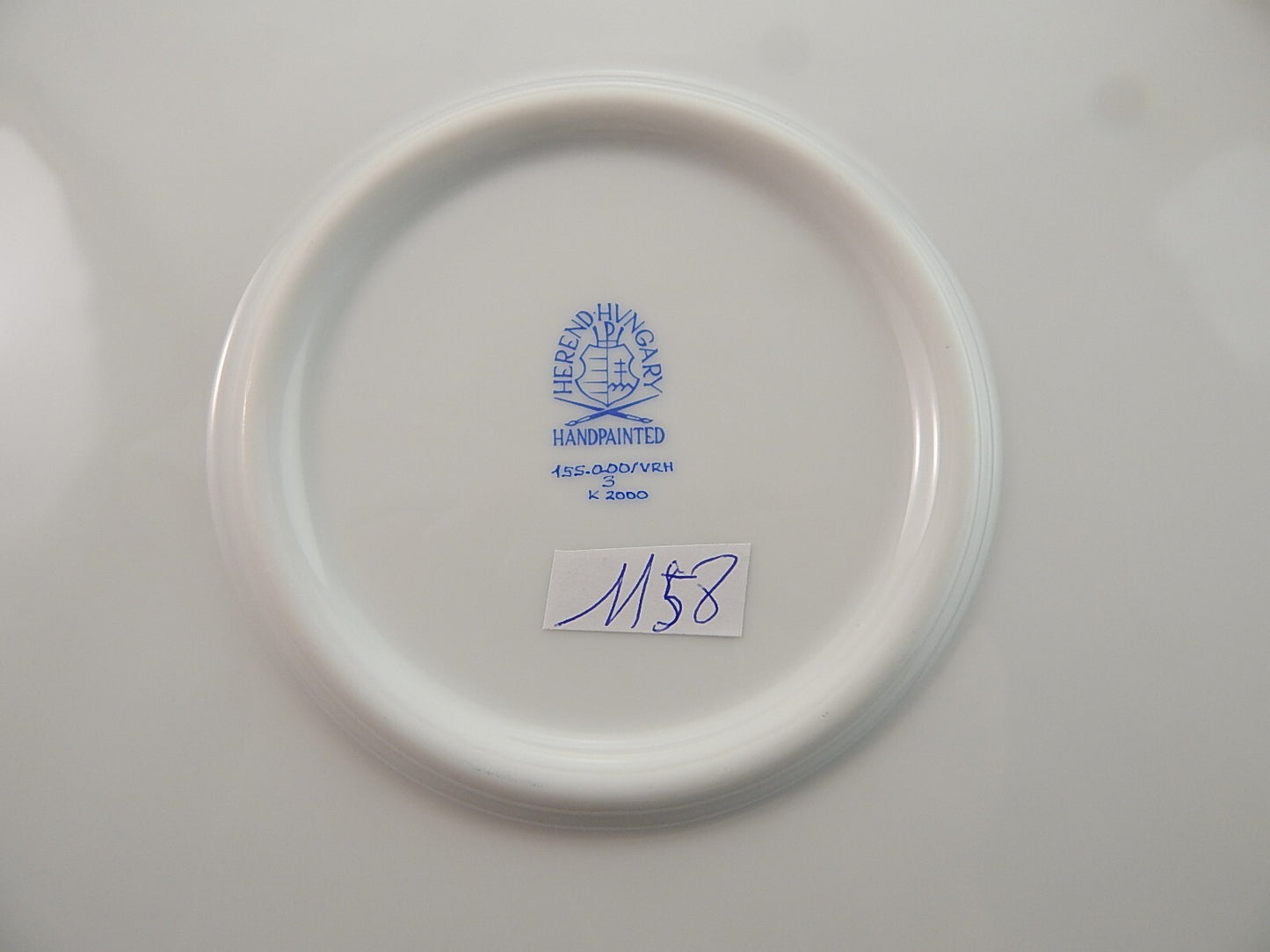 VASSOIO PIATTO PORTATA LA ROSA DI VIENNA PORCELLANA HEREND HUNGARY DIPINTO MANO