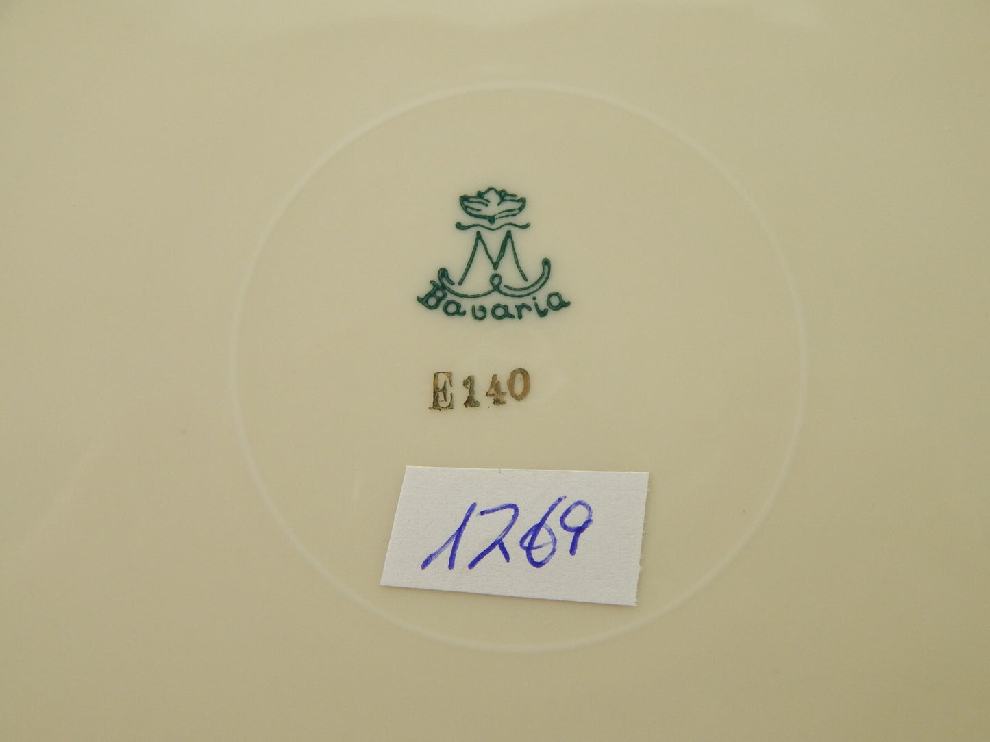 ANTICO DEL 1931 ART DECO SERVIZIO 6 PIATTI PIANI PORCELLANA MITTERTEICH BAVARIA