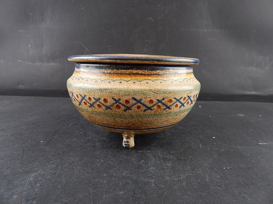 SCATOLA COFANETTO PORTA GIOIE CERAMICA MAIOLICHE ARTISTICHE DERUTA FIMA ASSISI