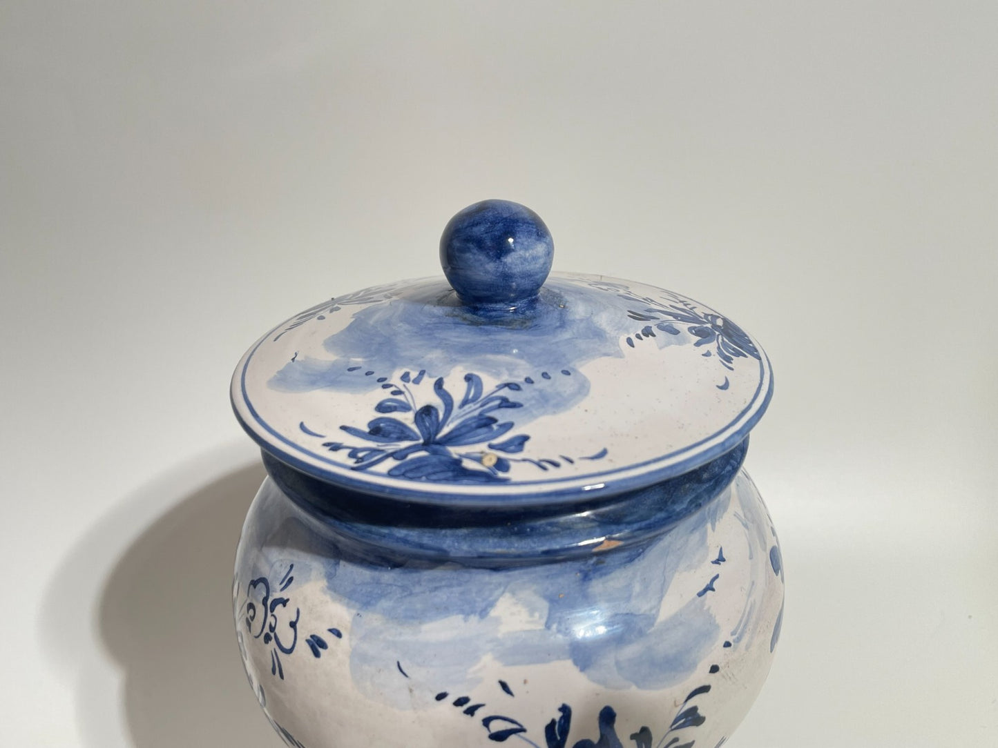 ALBARELLO FARMACIA UNG TABACI CERAMICA MAIOLICA ALBISOLA GIUSEPPE MAZZOTTI 1903