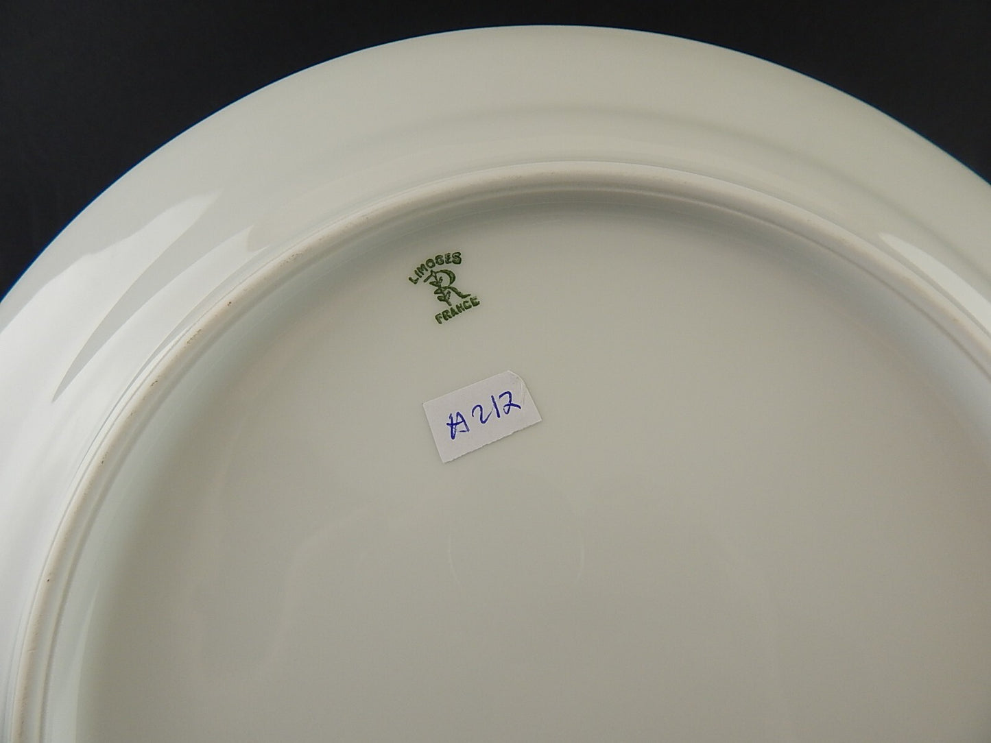 VINTAGE PIATTO VASSOIO LIMOGES RAYNAUD PORCELLANA BIANCA MODELLO WASHINGTON A217