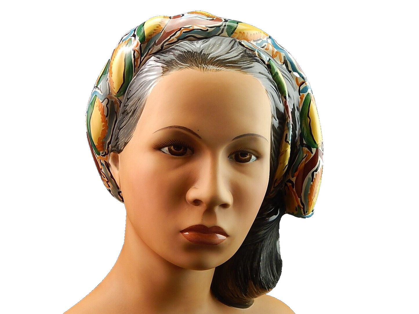 ART DECO ANTICA CERAMICA CLELIA LE BERTETTI TORINO AWAIANA N. 69 ANNI '30