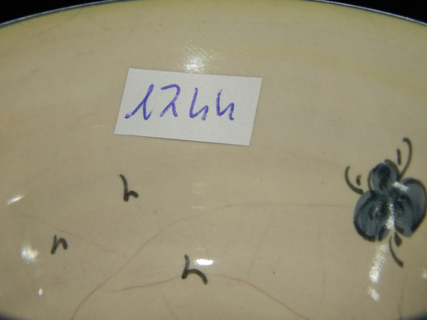 ANTICA TAZZA CERAMICA ALBISOLA ALBA DOCILIA FATTA DIPINTA A MANO PRIMO 900 #1744