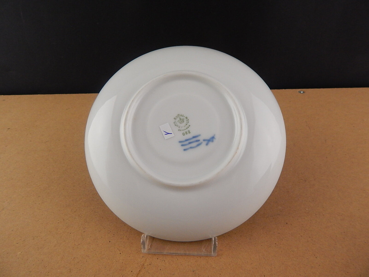 ROYAL COPENHAGEN PORCELLANA BLUE FLOWER TEA CUP SAUCER TAZZA TÈ DIPINTA MANO #1