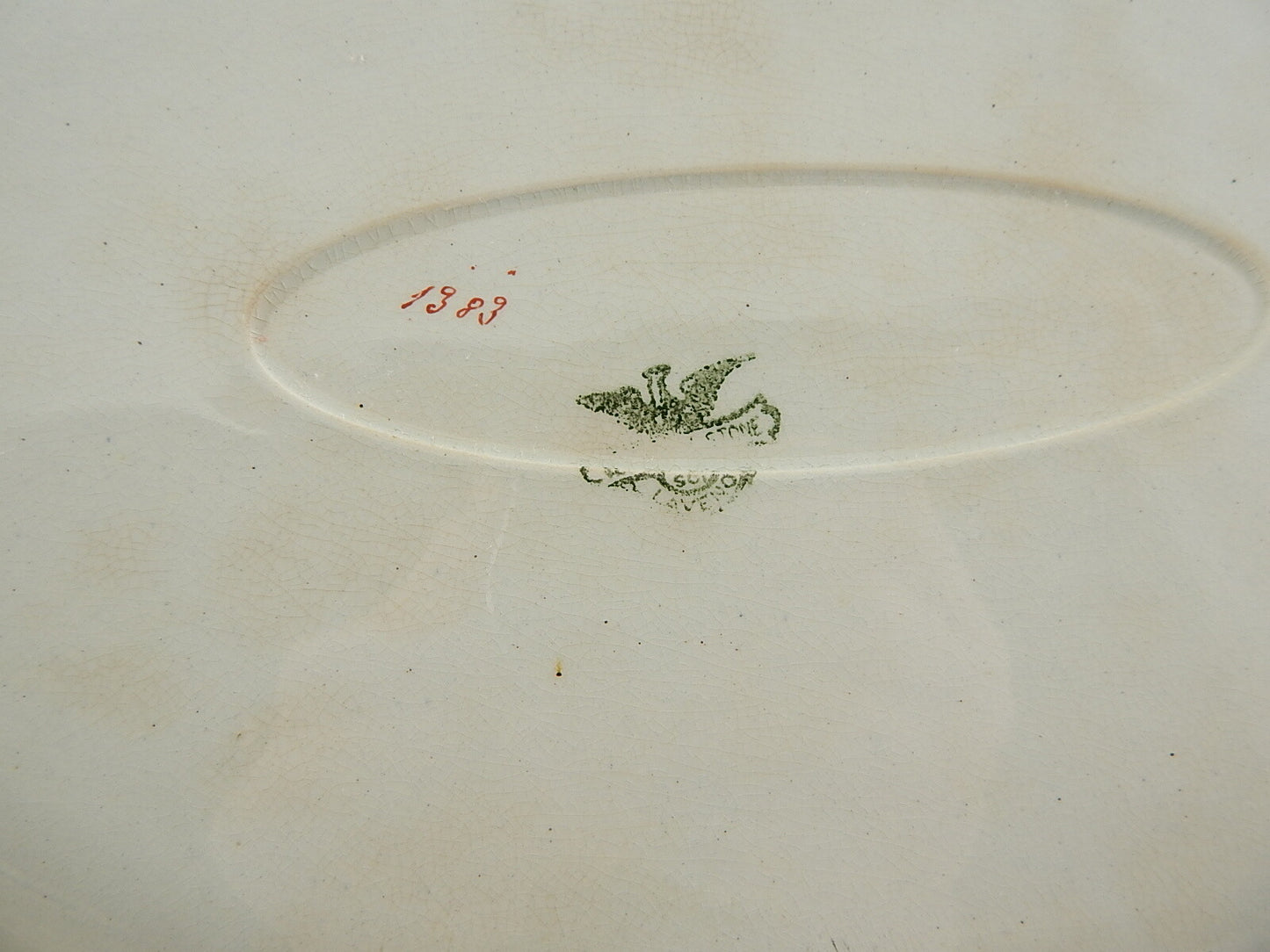 ANTICO ART NOUVEAU VASSOIO RAVIERA SOCIETÀ CERAMICA ITALIANA LAVENO GIRASOLI #