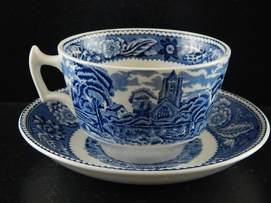 ANTICA TAZZA TE' CERAMICA POTTERY WOOD&SONS BURSLEM ENOCH1784RALPH1750 WOODLAND