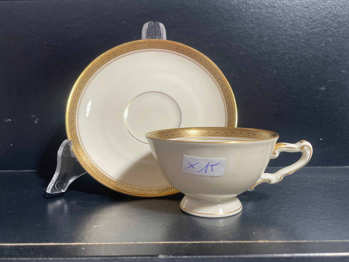 VINTAGE STILE IMPERO TAZZINA CAFFE' PORCELLANA H&CO. HEINRICH SELB BAVARIA