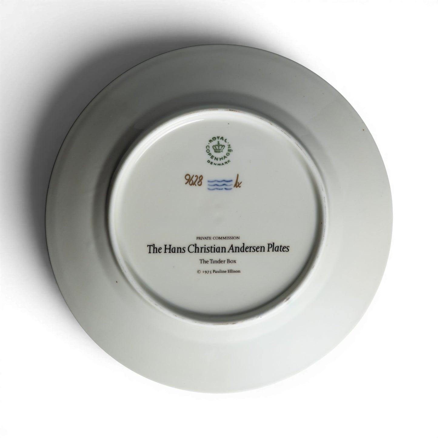 Royal Copenhagen Piatto in Porcellana H.C.Andersen "L'Acciarino Magico" Ed. Limitata cm 19