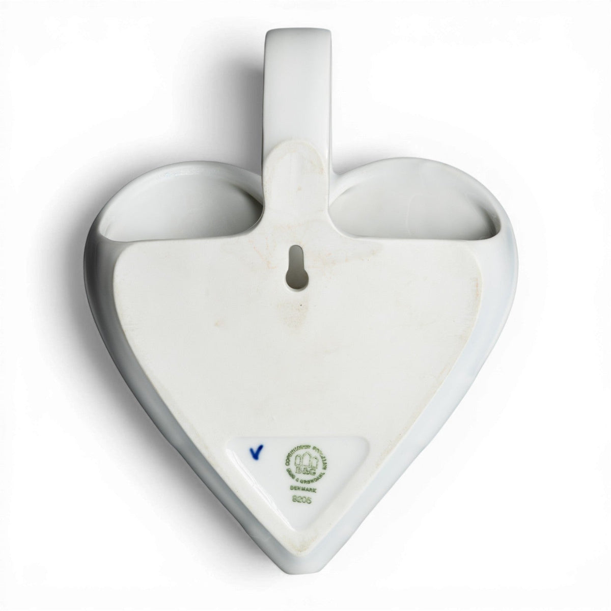 Porcellana danese Bing&Grondahl, cuore seconda scelta 20x15 cm