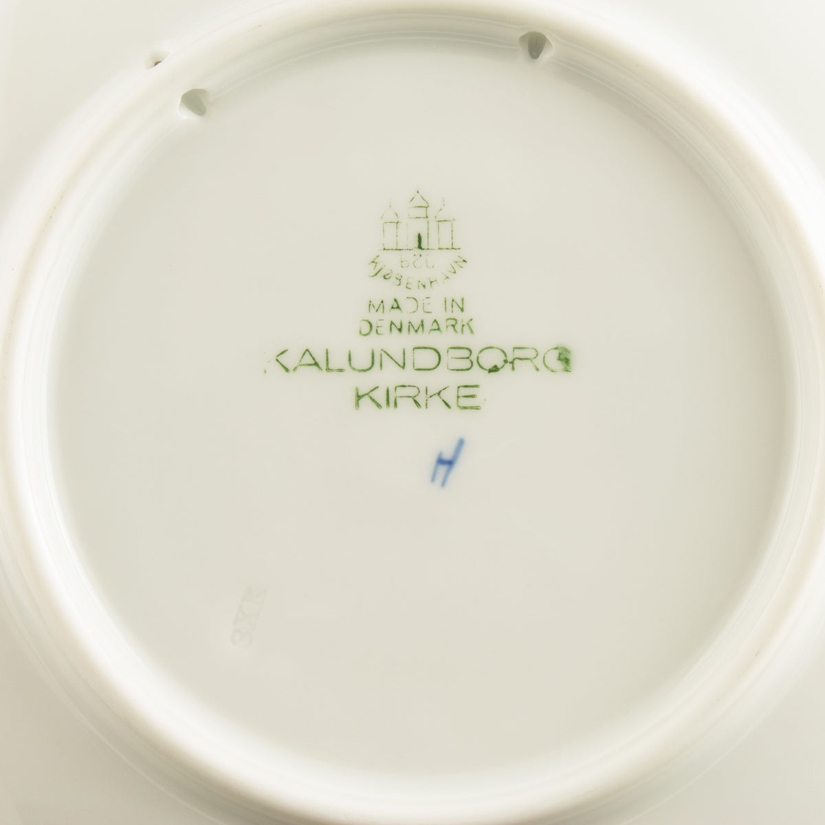 Royal Copenhagen Piatto di Natale porcellana pezzo da collezione, 1955, 18 cm