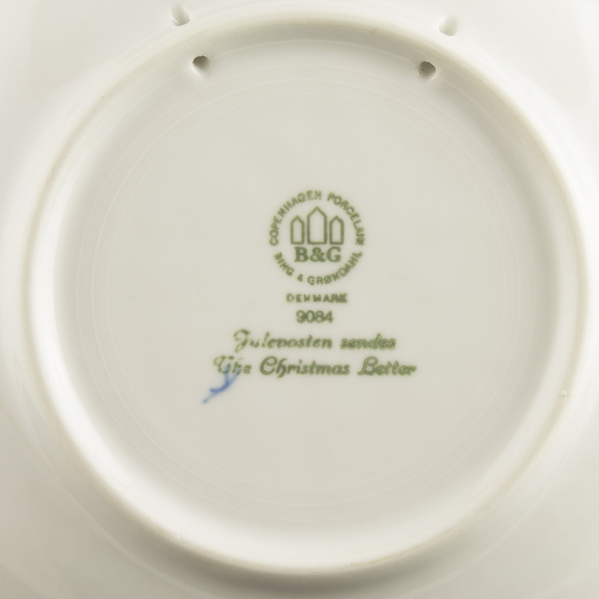 Royal Copenhagen Piatto di Natale porcellana pezzo da collezione, 1984, 18 cm