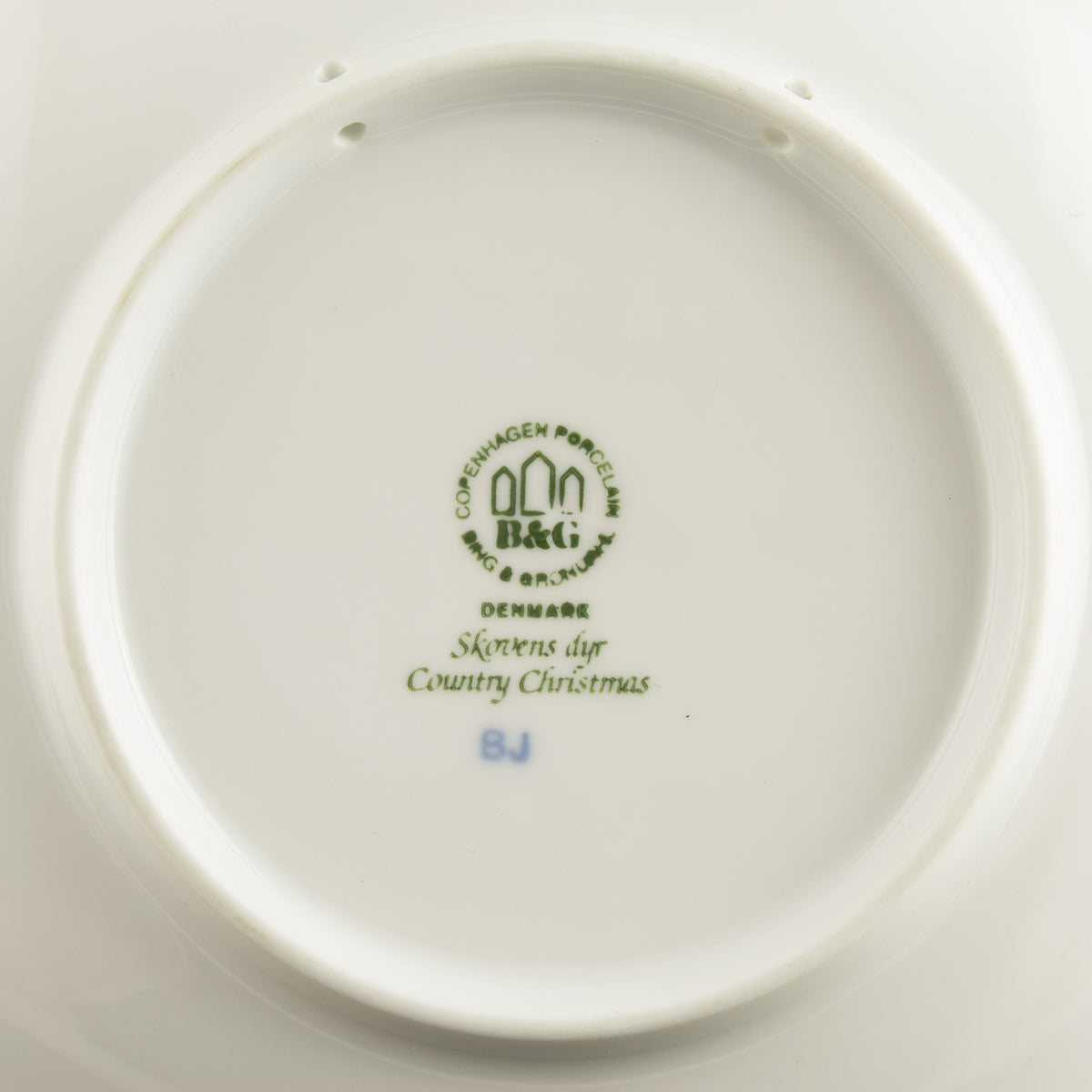 Royal Copenhagen Piatto di Natale porcellana pezzo da collezione, 1997, 18 cm