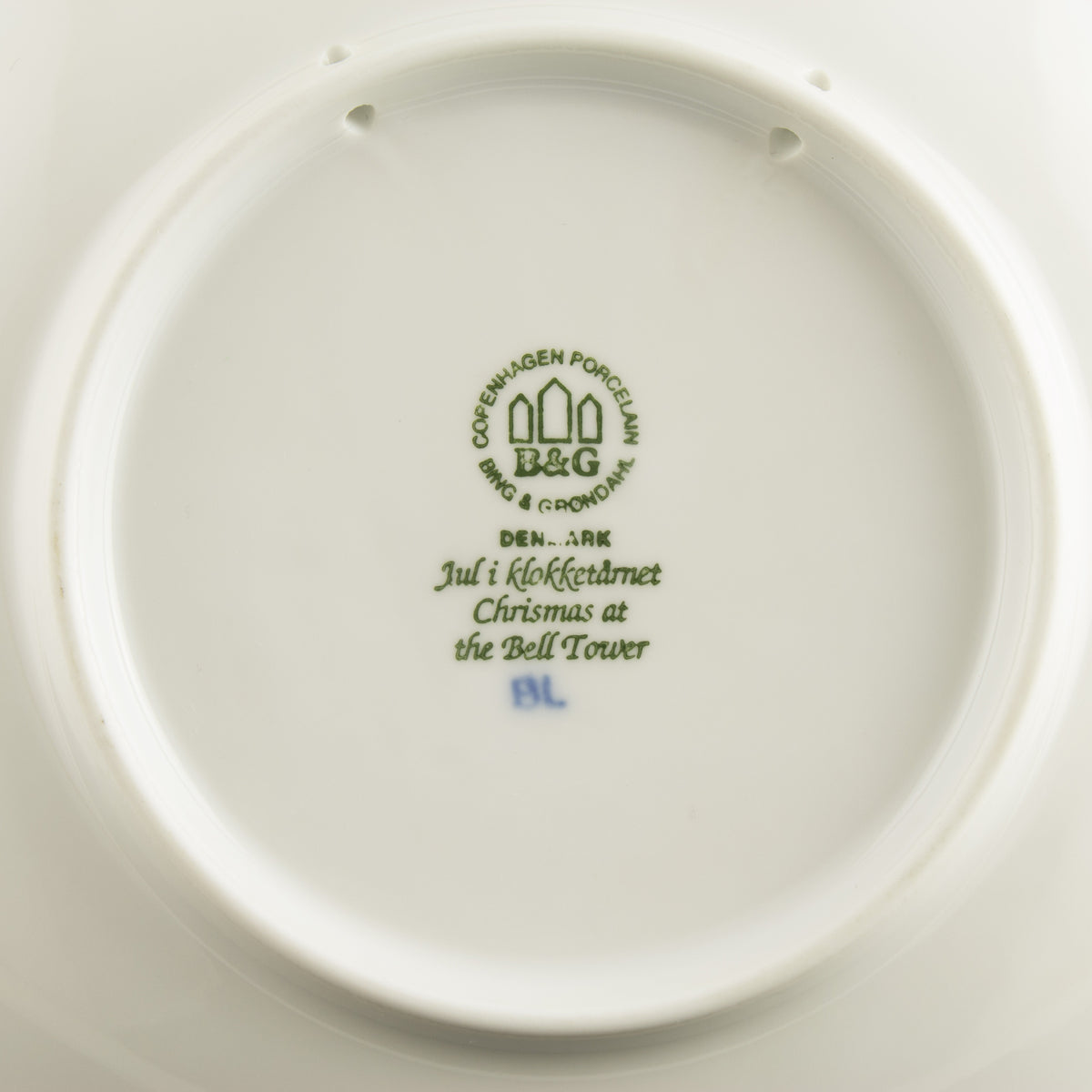 Royal Copenhagen Piatto di Natale porcellana pezzo da collezione, 2000, 18 cm