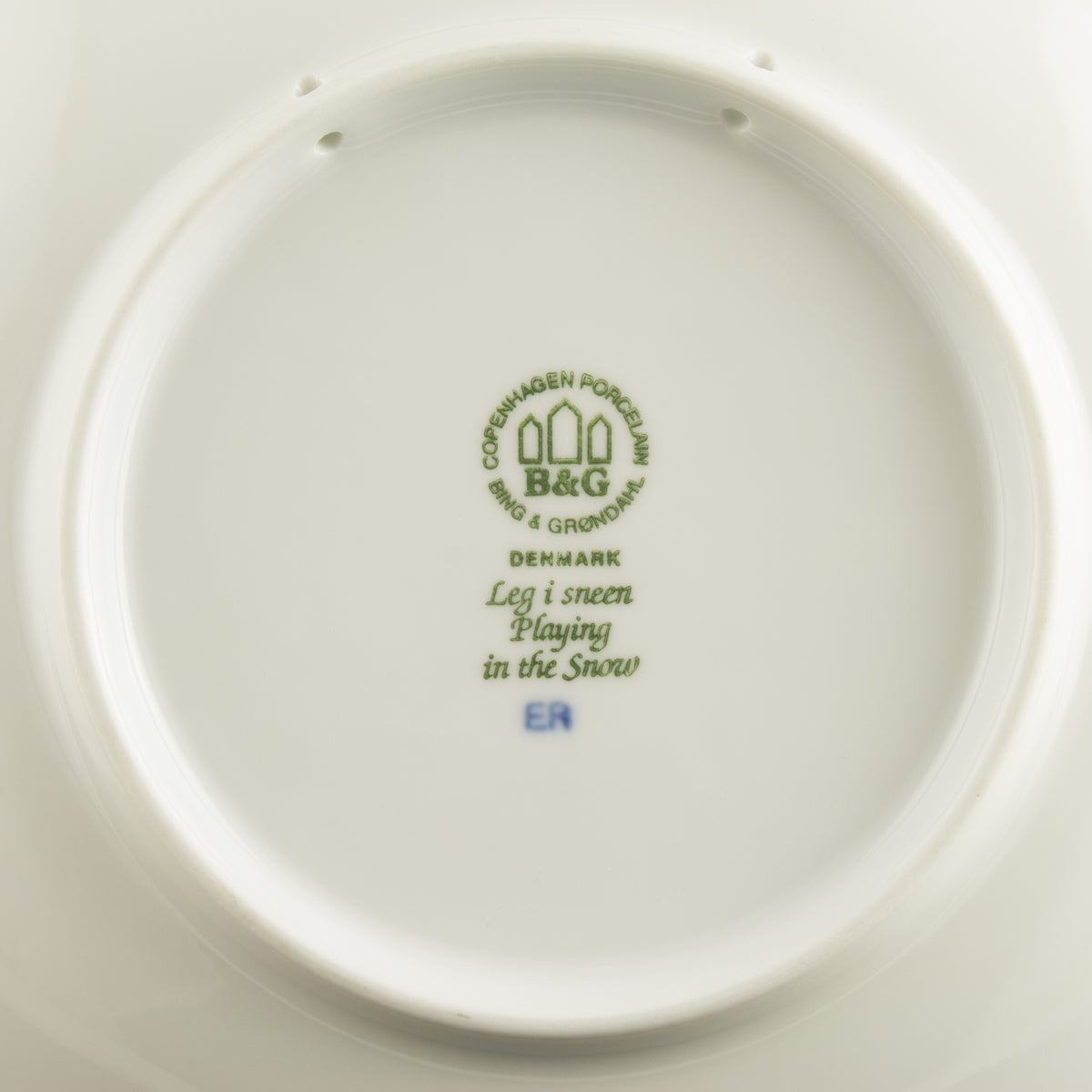 Royal Copenhagen Piatto di Natale porcellana pezzo da collezione, 2001, 18 cm