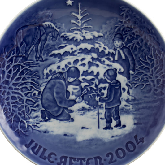 Royal Copenhagen Piatto di Natale Bing&Grondahl porcellana autentica, 18 cm