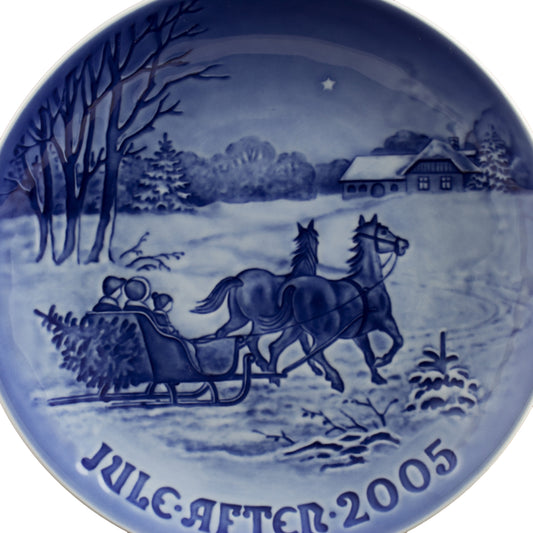 Royal Copenhagen Piatto di Natale Bing&Grondahl porcellana autentica, 18 cm