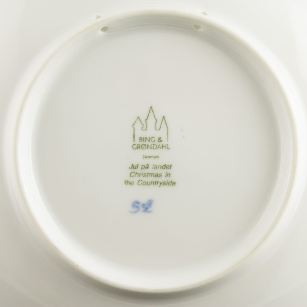 Royal Copenhagen Piatto di Natale porcellana pezzo da collezione, 2007, 18 cm