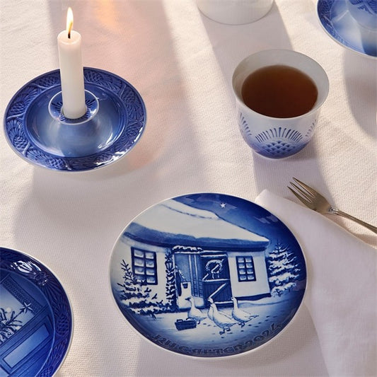 Royal Copenhagen Piatto di Natale Bing&Grondahl porcellana autentica, 18 cm