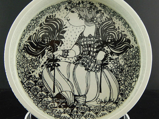 Nymolle Centrotavola Donna Seduta, ceramica danese, Bjorn Wiinblad - dettaglio 2