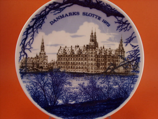 Piatto da collezione Porsgrund, castello di Frederiksborg 1972