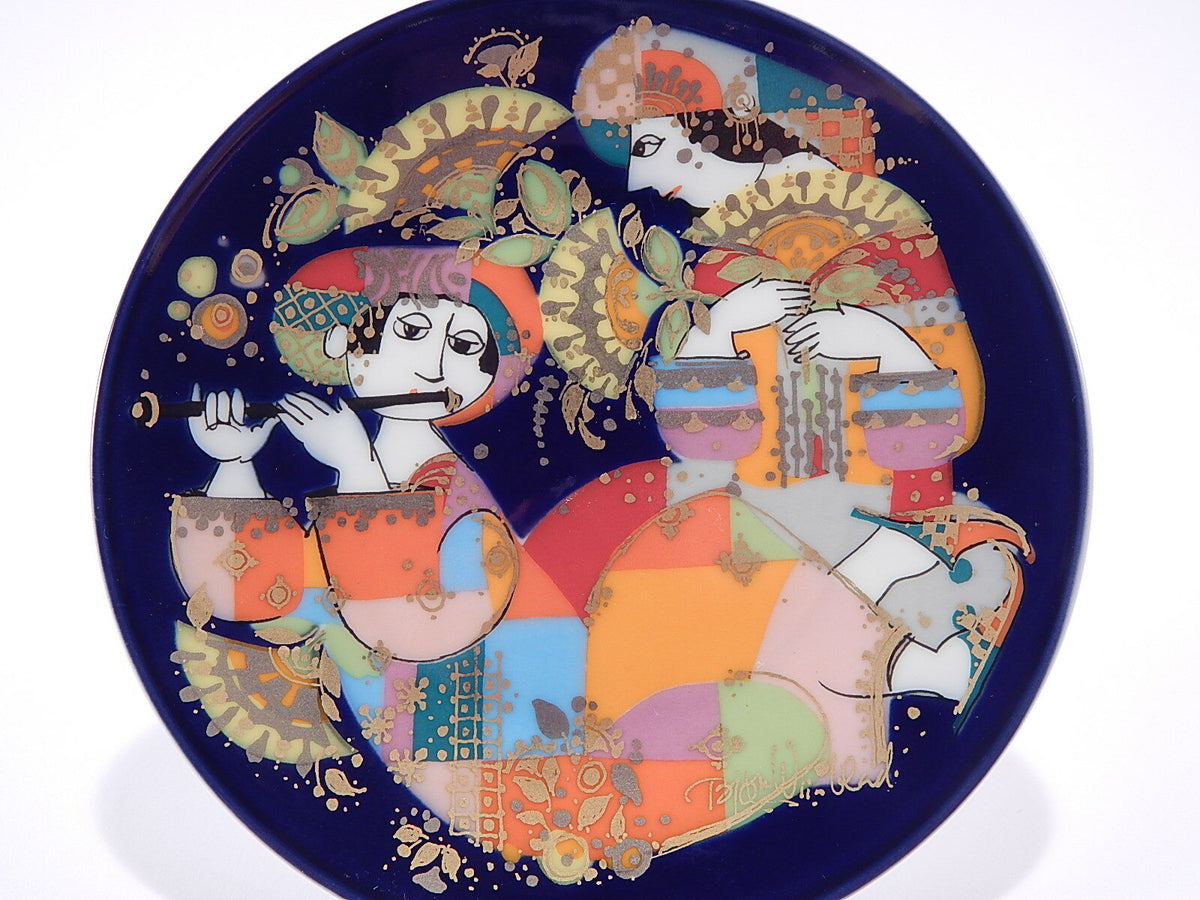Porcellana tedesca Rosenthal Bjorn Wiinblad, Notti Musicali Orientali motivo 1