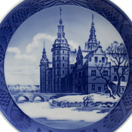 Piatto di Natale Royal Copenhagen porcellana autentica, 18 cm