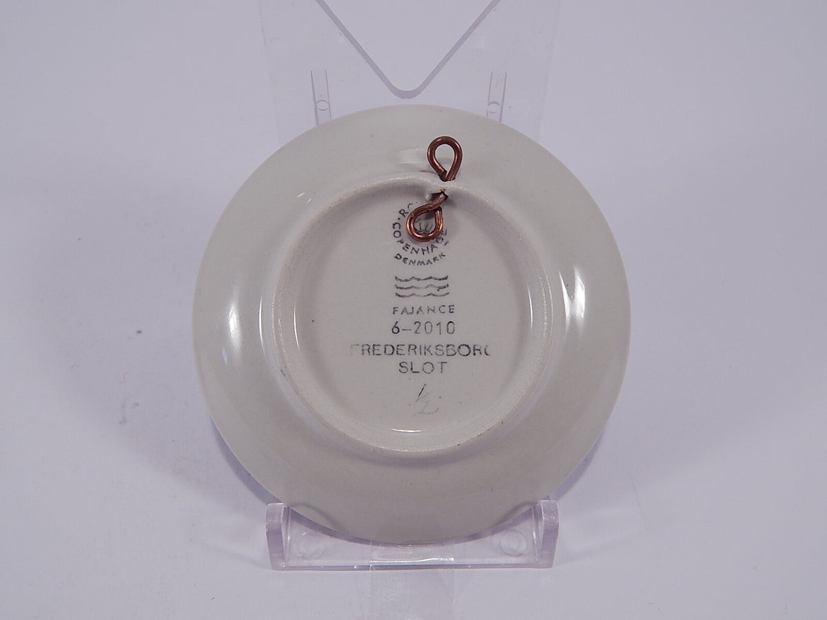 Plaquette N.6 Frederiksborg Slot Royal Copenhagen porcellana autentica, 8cm