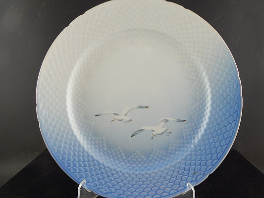 Servizio Gabbiani Vassoio piatto da portata Ø Royal Copenhagen porcellana autentica, 32cm