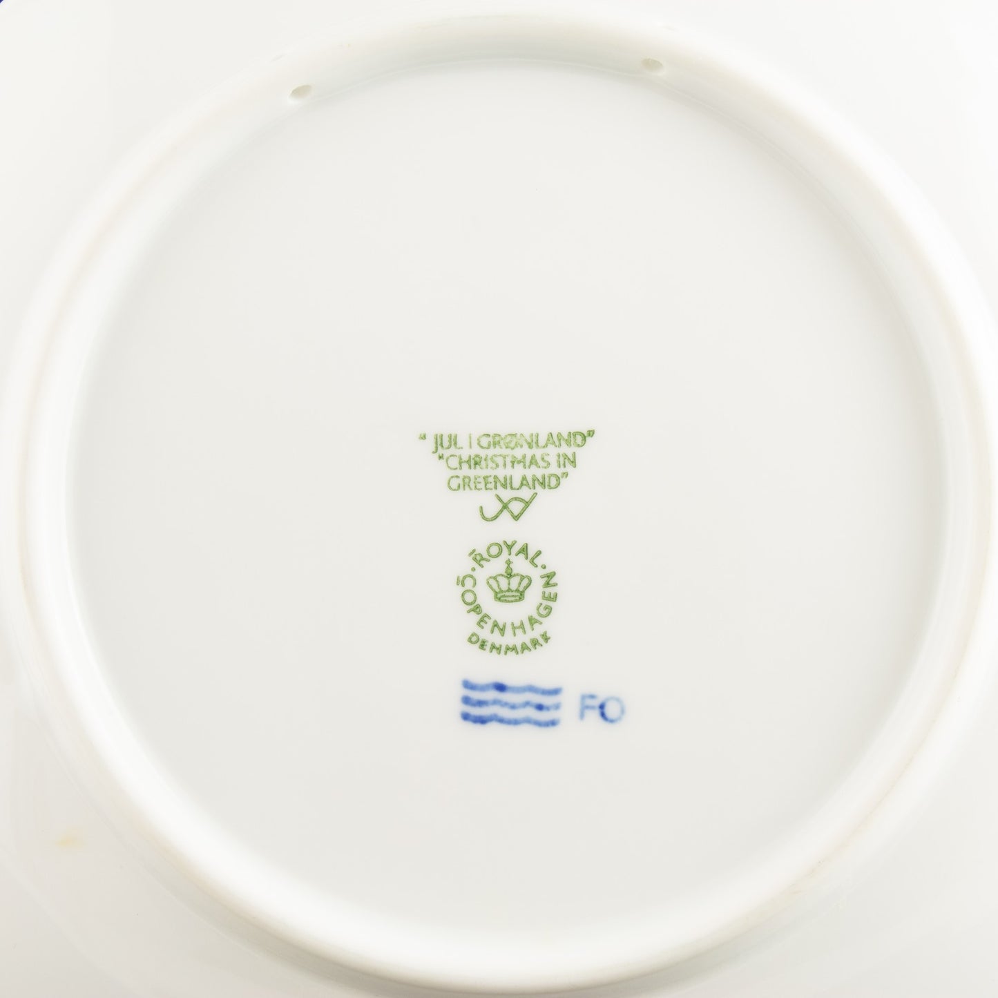 ROYAL COPENHAGEN PIATTO DI NATALE 2010 ORIGINALE PORCELLANA PRIMA SCELTA