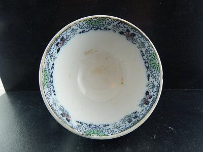 ANTICA TAZZA SCODELLA CERAMICA VERBANUM STONE LAVENO DECORO ORIENTALE #1168