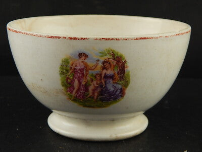 ARTE POVERA ANTICA SCODELLA TAZZA CERAMICA REVELLI LAVENO ANGELICA KAUFFMANN #