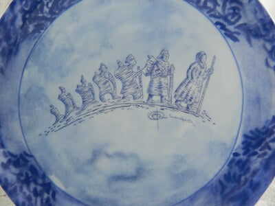 COLLEZIONE CERAMICA VEDOVA BESIO G. MASCIARELLI PIATTO PELLEGRINO GIUBILEO 2000