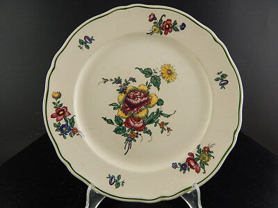 VINTAGE RARO PIATTO CERAMICA VECCHIA STRASBURGO VILLEROY&BOCH METTLACH