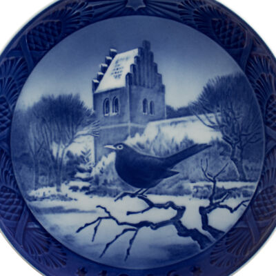 ROYAL COPENHAGEN PIATTO DI NATALE 1966 ORIGINALE PORCELLANA PRIMA SCELTA