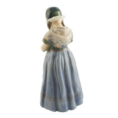 STATUINA PORCELLANA ROYAL COPENHAGEN "Ragazza di Bornholm" 1323 ORIGINALE PRIMA