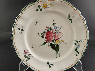 ANTICO RARO PIATTO COLLEZIONE CERAMICA POLICROMO ALBISOLA G. MAZZOTTI PRIMO 900