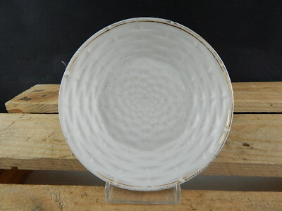 PREZIOSA RARA TAZZINA PORCELLANA BIANCA E ORO COLLEZIONE LIMOGES PRIMA META' 800