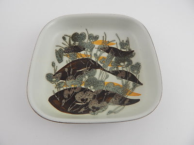 VINTAGE CERAMICA CIOTOLA ROYAL COPENHAGEN DESIGNER IVAN WEISS PIANTE STILIZZATE