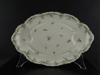 ANTICO RARO VASSOIO ARROSTO PORCELLANA FORMA AMERICA GINORI DOCCIA ETA' LIBERTY