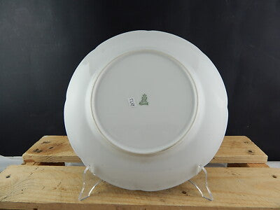 ANTICO PIATTO PORCELLANA E ORO HEINRICH SELB BAVARIA FIRENZE PALAZZO VECCHIO